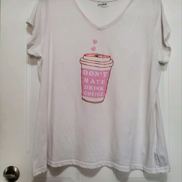 DON'T HATE DRINK COFFEE T-Shirt - Picture 2 of 15